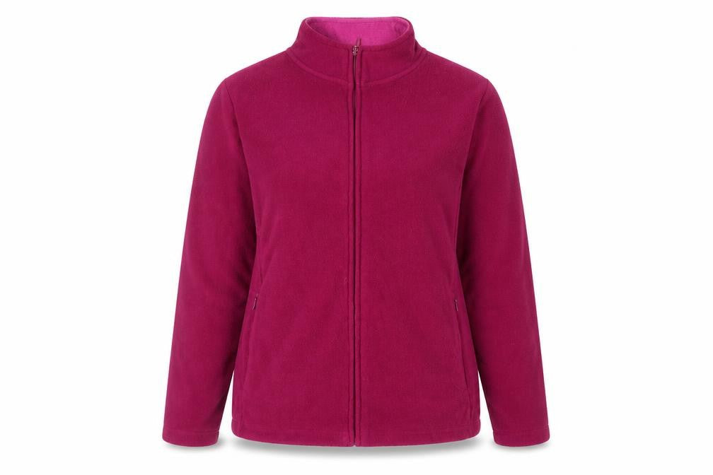 EWM Womens Purple Jacket Size M Zip - Zipped Pockets