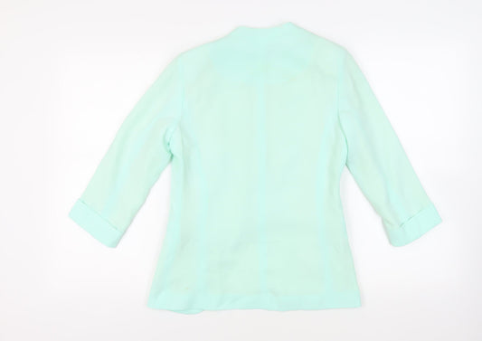 New Look Womens Green Jacket Blazer Size 8 - Open