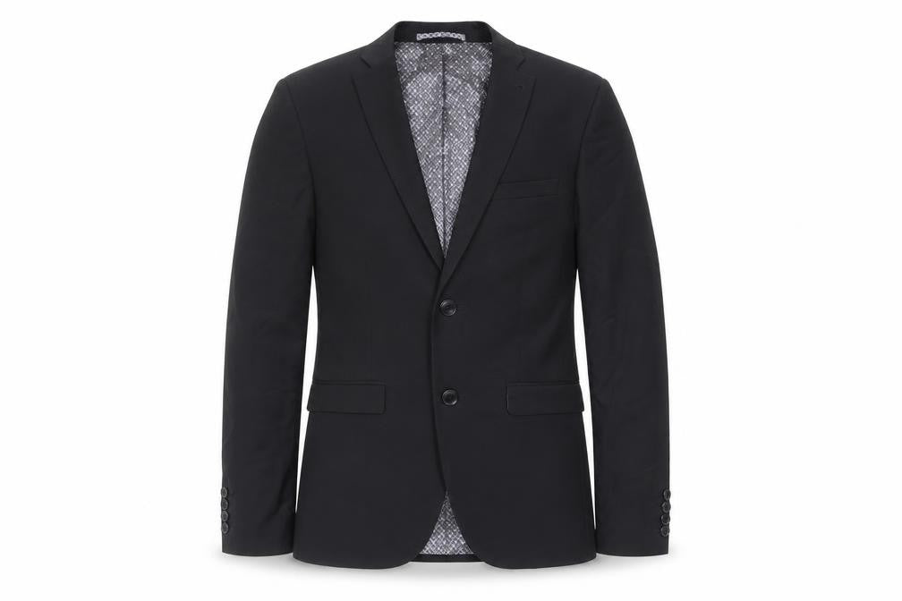 NEXT Mens Black Polyester Jacket Suit Jacket Size 36 Regular