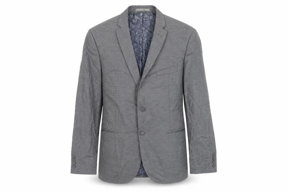 Scott & Taylor Mens Grey Polyester Jacket Suit Jacket Size 44 Regular