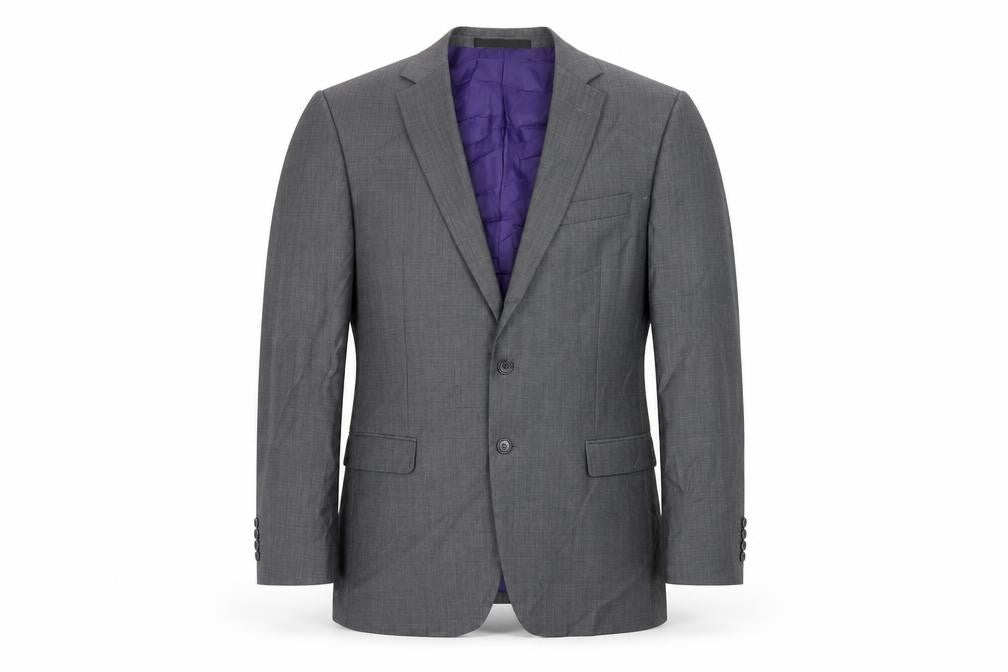 Marks and Spencer Mens Grey Polyester Jacket Suit Jacket Size 44 Regular