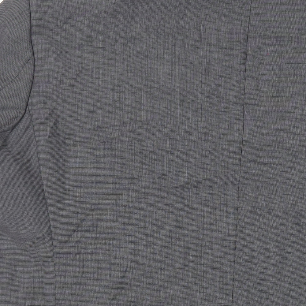 Marks and Spencer Mens Grey Polyester Jacket Suit Jacket Size 44 Regular