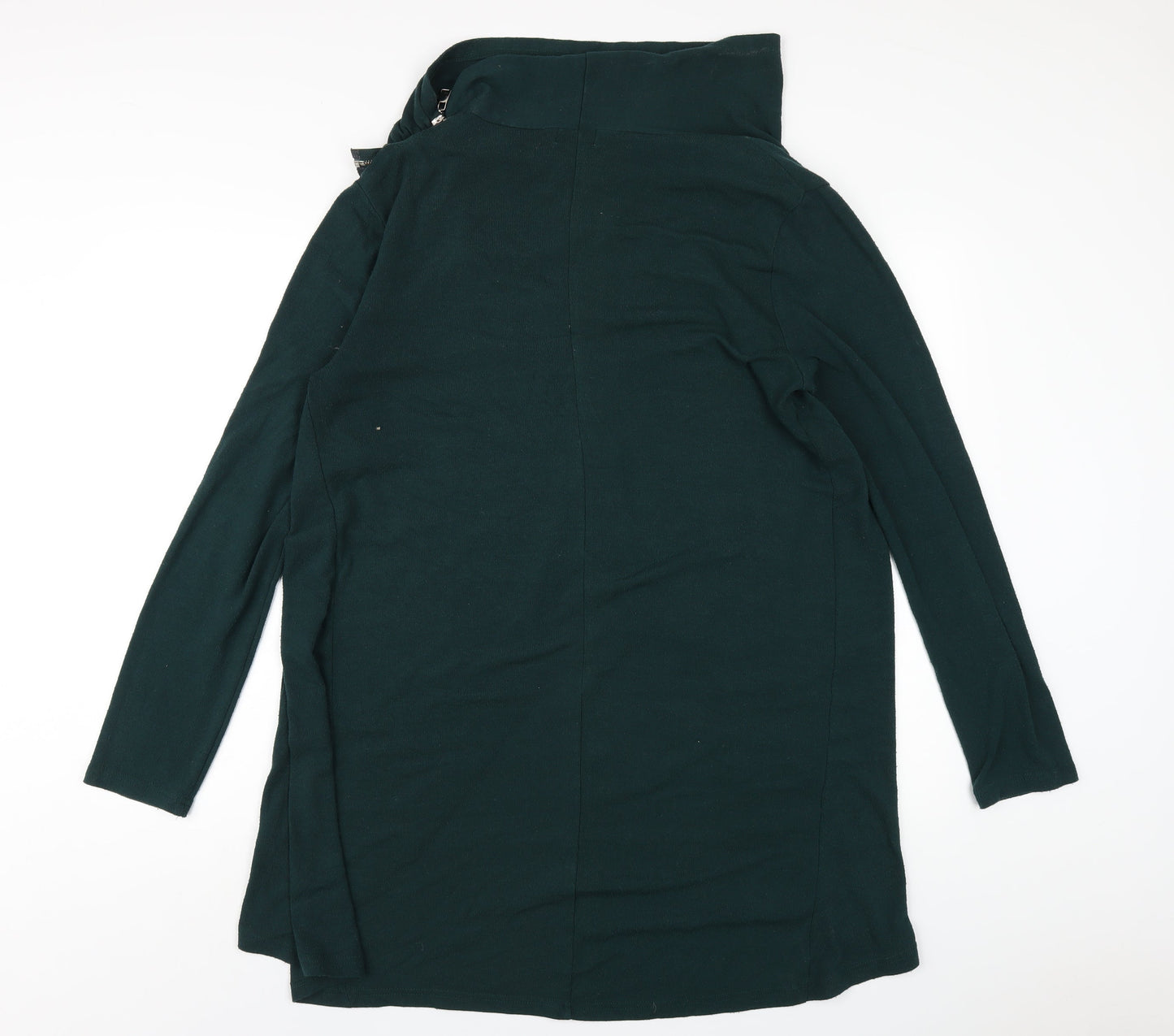Apricot Womens Green Polyester A-Line Size 14 Mock Neck Pullover