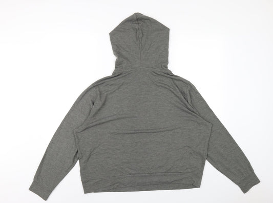 Marks and Spencer Womens Green Polyester Pullover Hoodie Size L Pullover