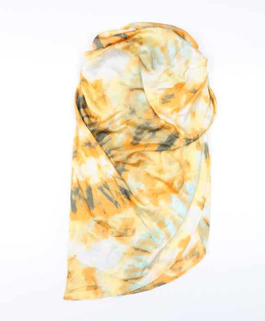 PRETTYLITTLETHING Womens Multicoloured Geometric Polyester A-Line Skirt Size 6 Zip