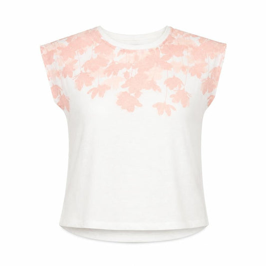Womens UK Size 14 BASSINI White Polyester T-Shirt