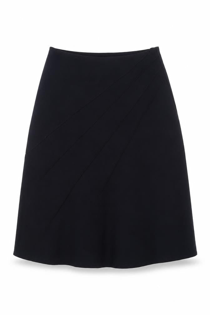 Marks and Spencer Womens Blue Polyester A-Line Skirt Size 10