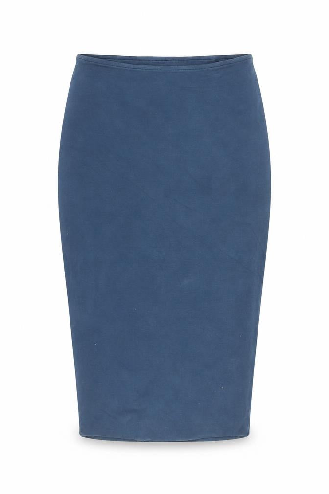 Kookai Womens Blue Cotton Straight & Pencil Skirt Size 24 in