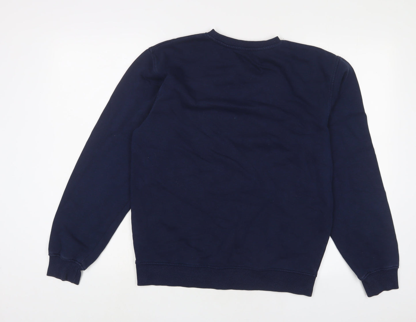 Kiabi Mens Blue Cotton Pullover Sweatshirt Size S
