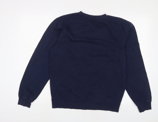 Kiabi Mens Blue Cotton Pullover Sweatshirt Size S