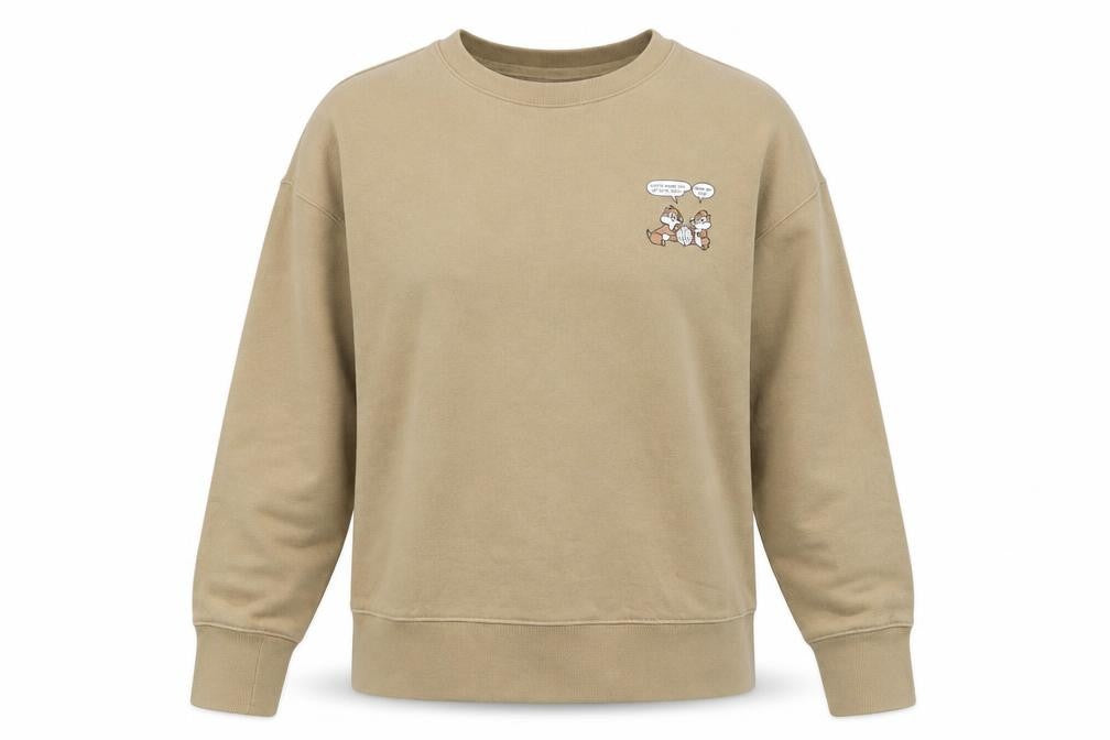 Womens UK M Regular Disney Brown Pullover Sweatshirt