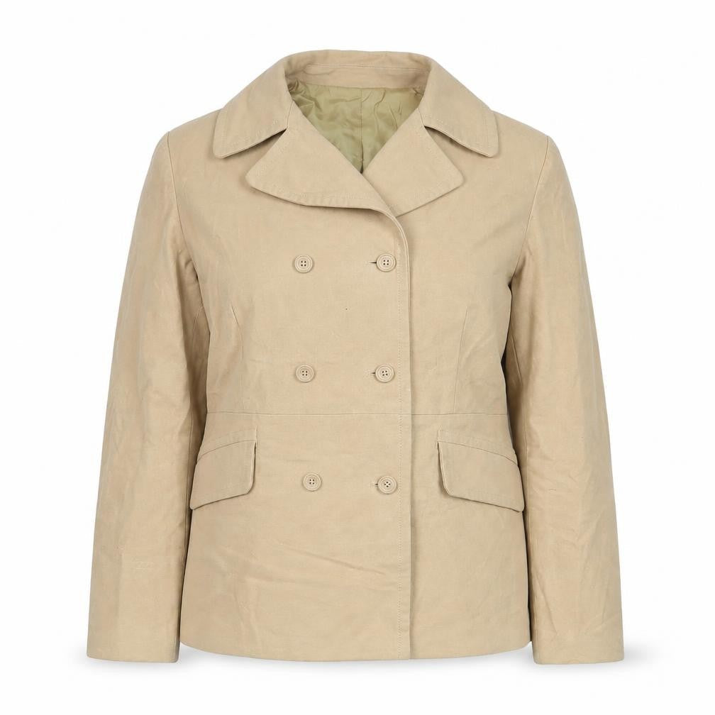 Gap Womens Beige Jacket Size L Button