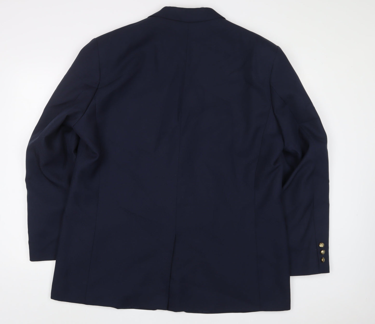 EMPORIUM Mens Blue Polyester Jacket Suit Jacket Size 46 Regular