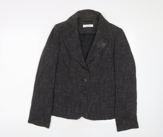 Planet Womens Grey Jacket Blazer Size 12 Button