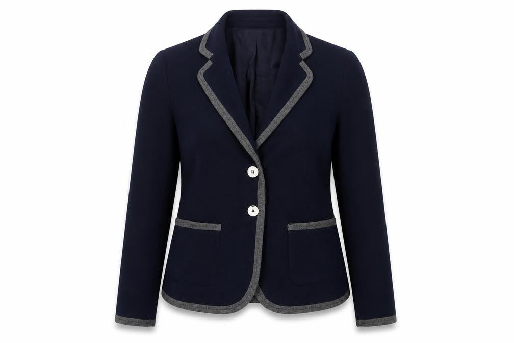 Autograph Womens Blue Jacket Blazer Size 10 Button