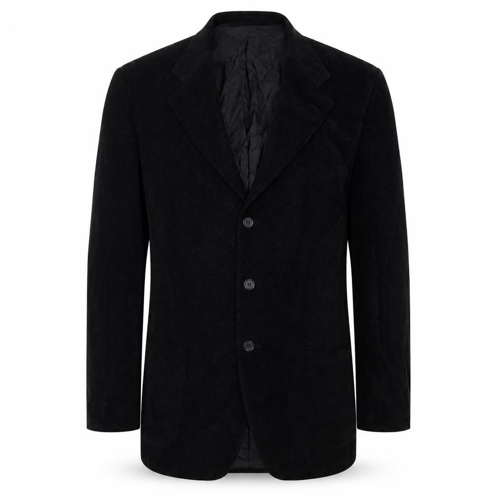 Marks and Spencer Mens Black Viscose Jacket Suit Jacket Size 40 Regular