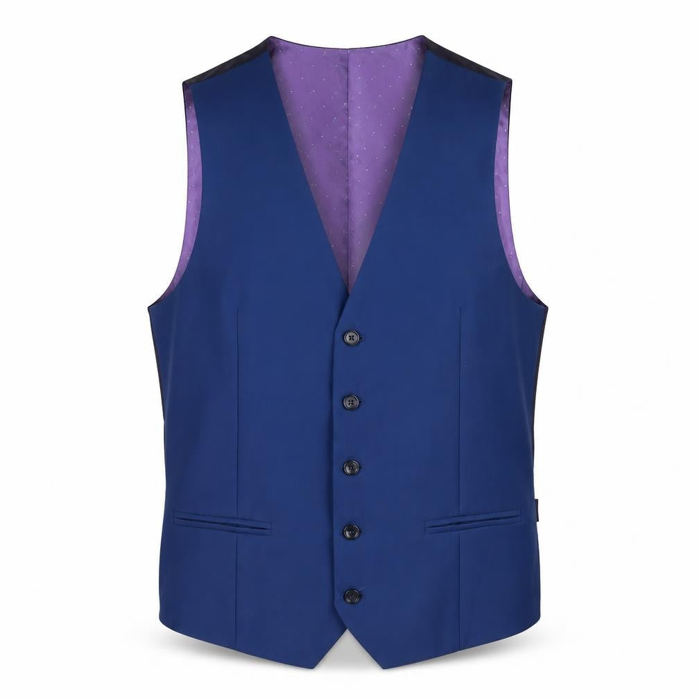 Mens 40 Chest Regular Marc Darcy Blue Five-Button