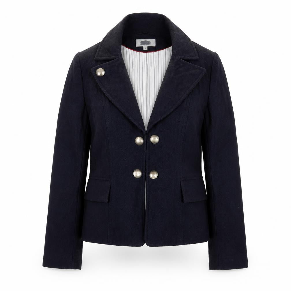 Marks & Spencer Womens Blue Jacket Blazer Size 10 Hook & Eye