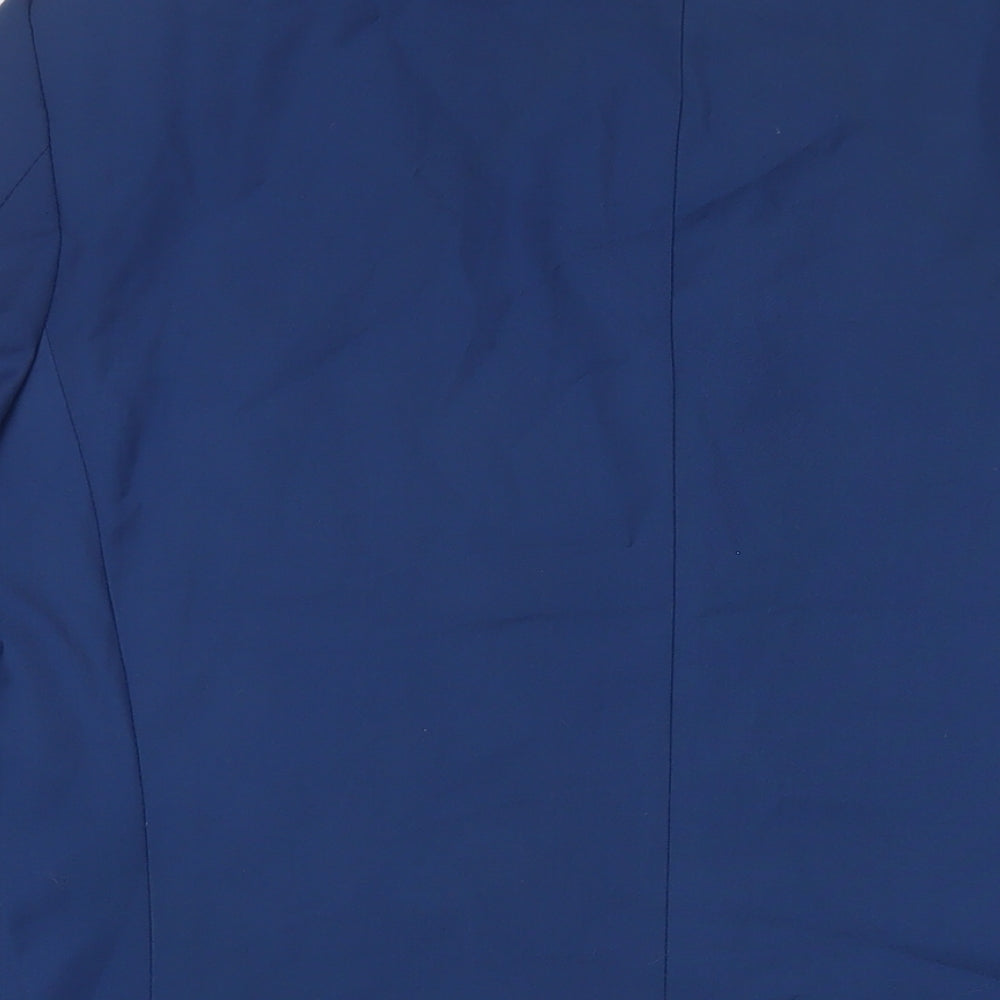 Marc Darcy Mens Blue Polyester Jacket Suit Jacket Size 40 Regular