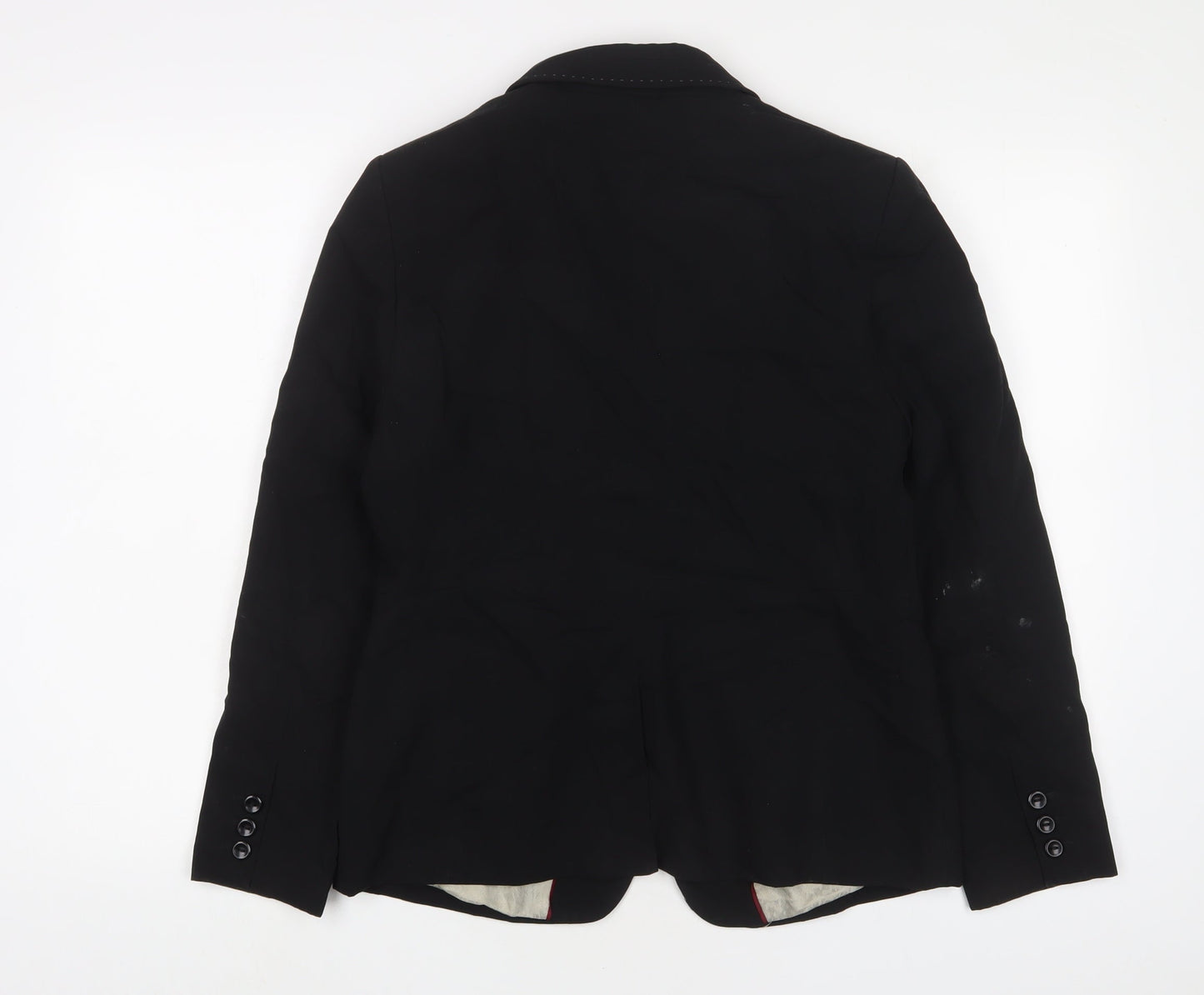 NEXT Womens Black Jacket Blazer Size 12 Button