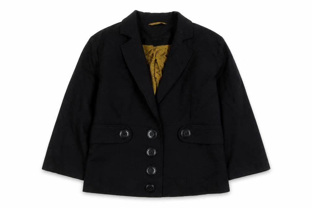 Next Womens Black Jacket Blazer Size 8 Button