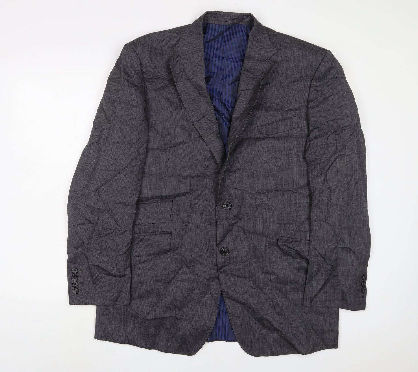 Marks and Spencer Mens Grey Wool Jacket Suit Jacket Size 42 Regular