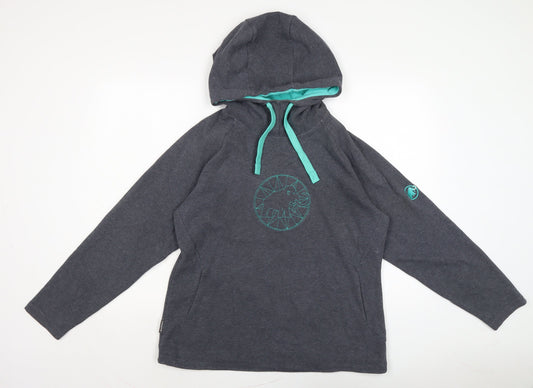 Mammut Womens Grey Cotton Pullover Hoodie Size L
