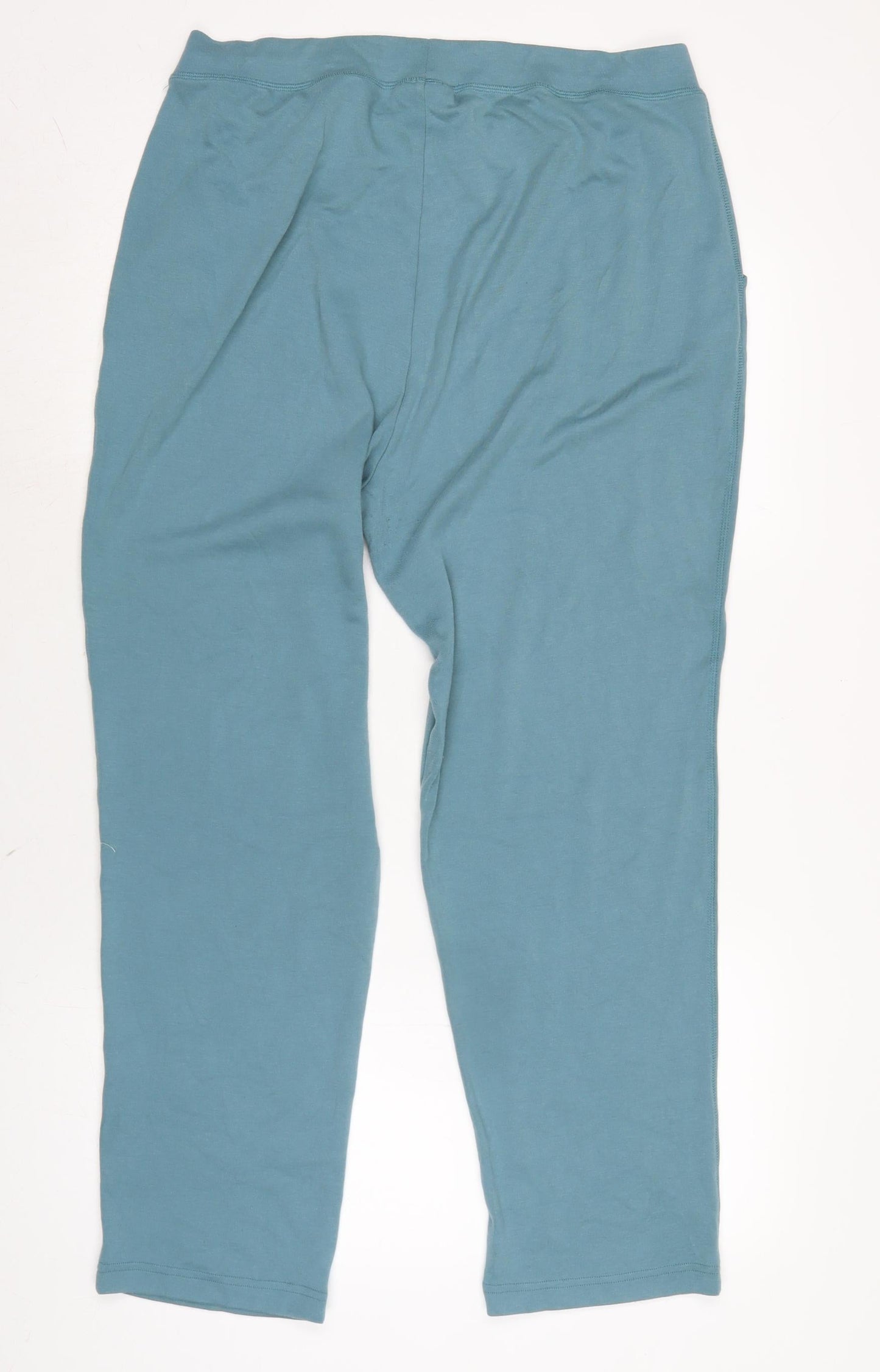 cotswolds Womens Blue Cotton Jegging Trousers Size XL L27 in Regular