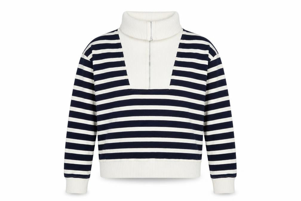 Marks and Spencer Womens Ivory High Neck Cotton Pullover Jumper Size L