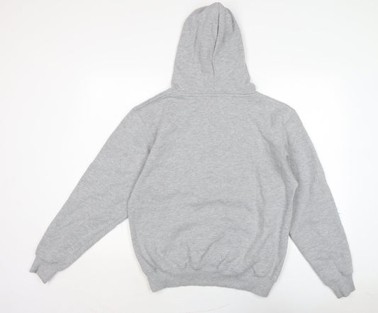 Torkia Apparel Mens Grey Cotton Pullover Hoodie Size S