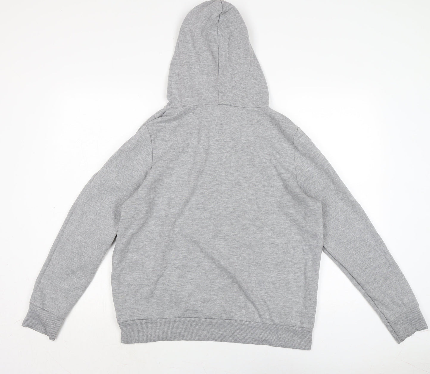 Disney Womens Grey Cotton Pullover Hoodie Size 14