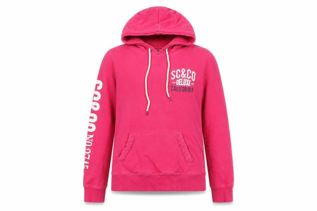 SoulCal Womens Pink Cotton Pullover Hoodie Size 8