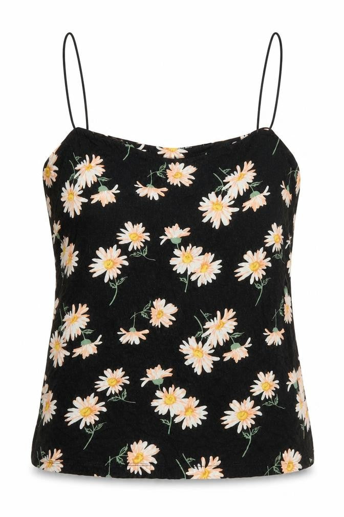 Dorothy Perkins Womens Multicoloured Floral Viscose Camisole Blouse Size 14 Square Neck