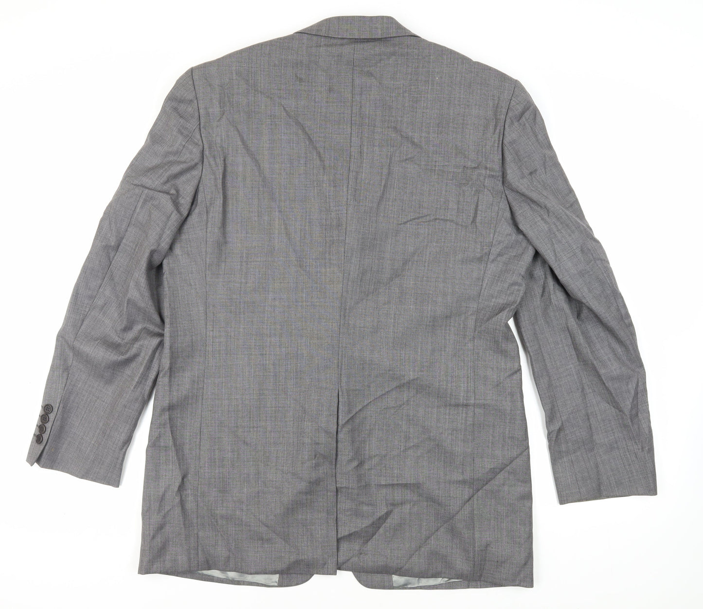 Marks and Spencer Mens Grey Wool Jacket Suit Jacket Size 42 Regular