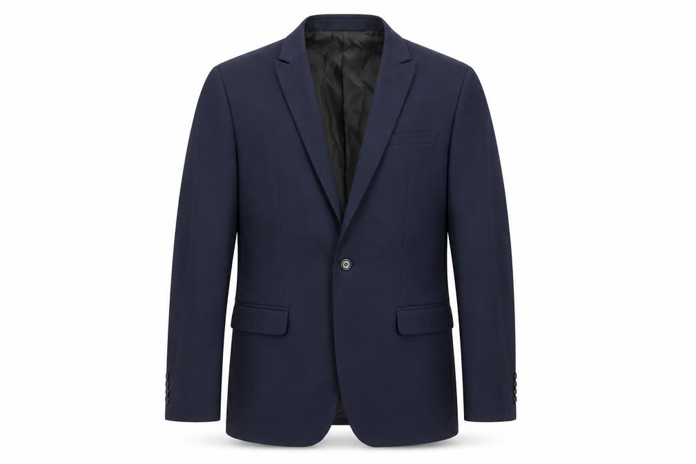 ASOS Mens Blue Polyester Jacket Suit Jacket Size 42 Regular