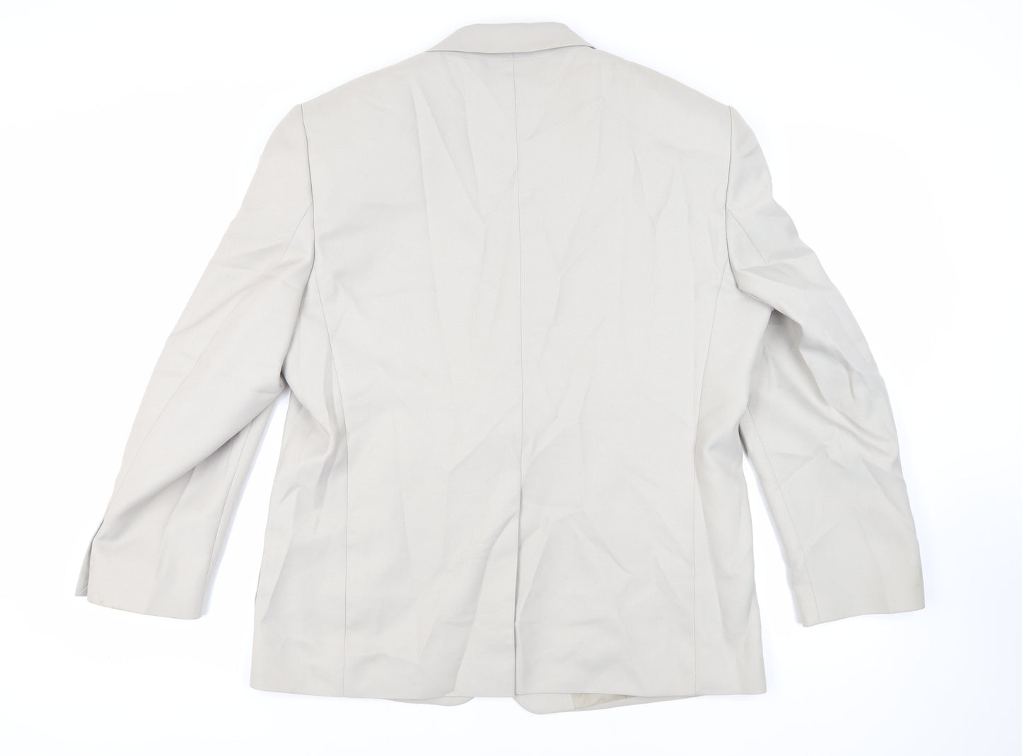 Chums Mens Beige Polyester Jacket Blazer Size 44 Regular