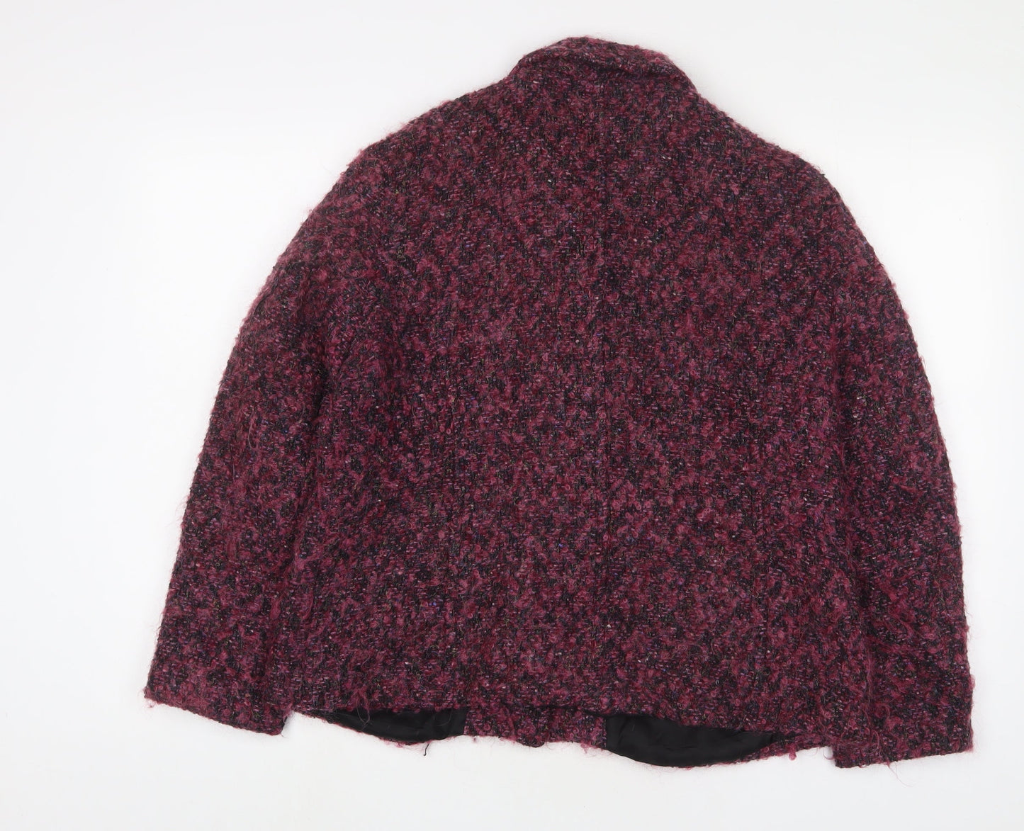 Peter James Womens Pink Jacket Size L Button
