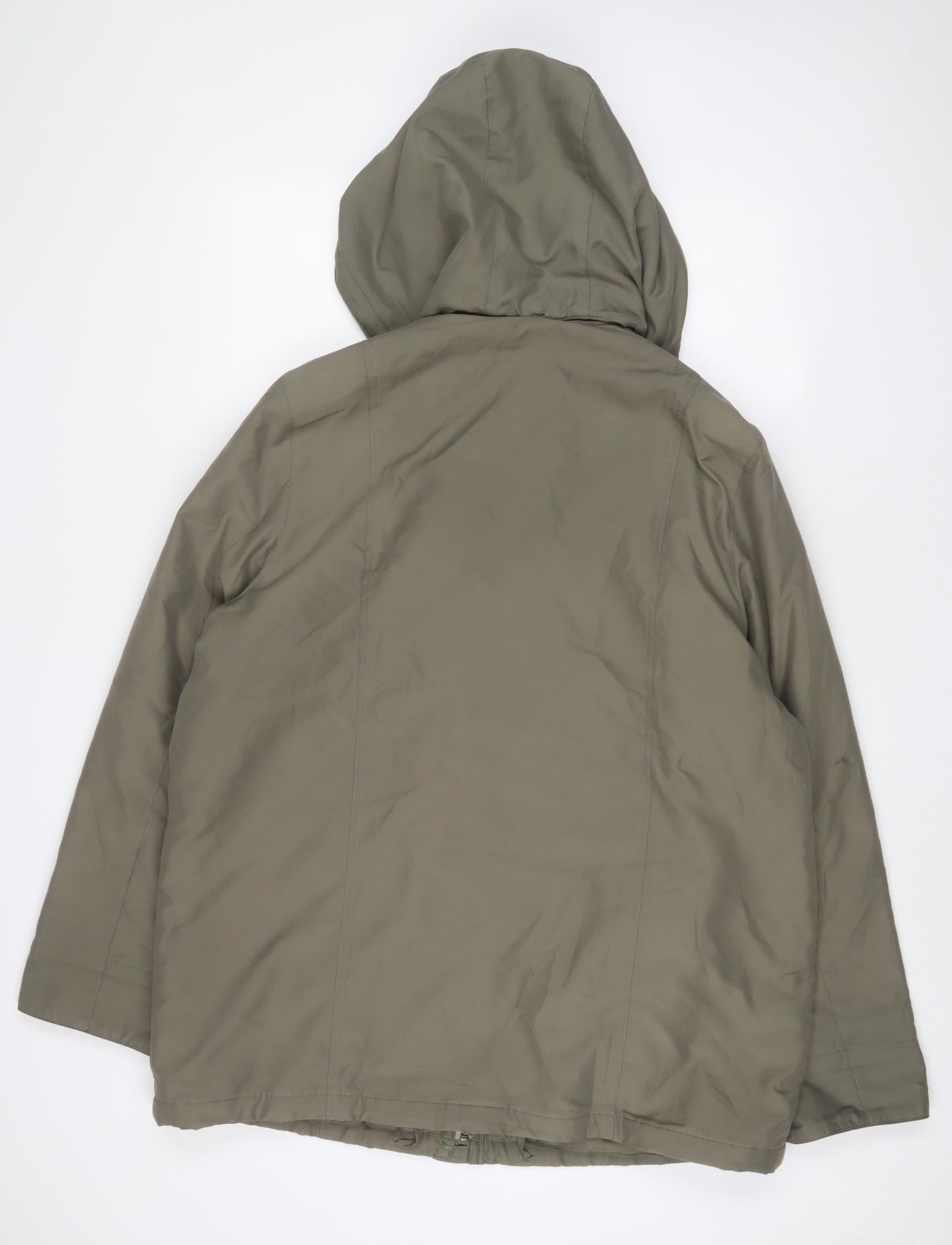 Bonmarché Womens Green Jacket Coat Size 20 Zip
