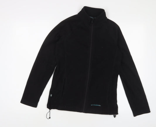 Mountain Life Womens Black Jacket Size 8 Zip - Logo, Embroidered