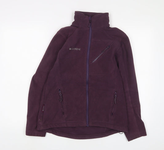 mountain ware' Womens Purple Jacket Size 10 Zip - Zip Pockets