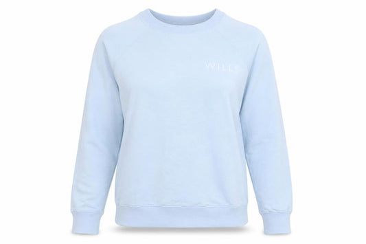Womens UK 8 Regular Jack Wills Blue Pullover Sweatshirt