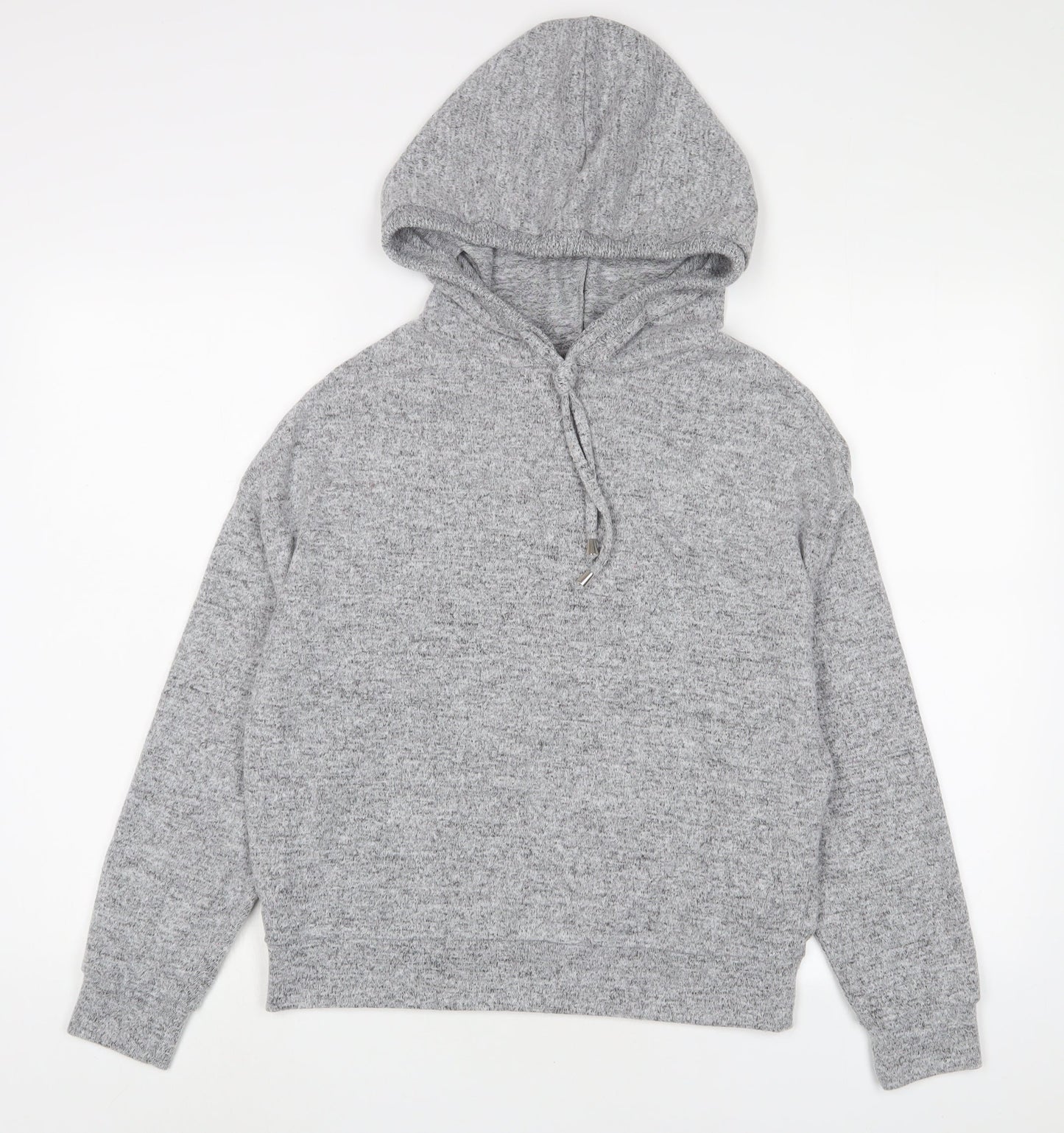 Dorothy Perkins Womens Grey Polyester Pullover Hoodie Size 10 Pullover