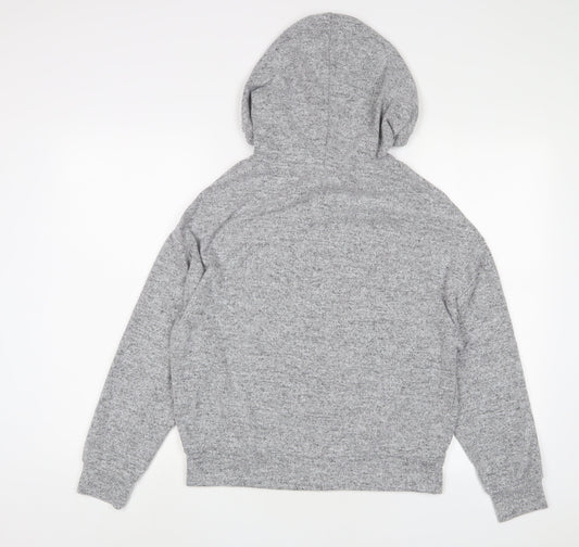 Dorothy Perkins Womens Grey Polyester Pullover Hoodie Size 10 Pullover