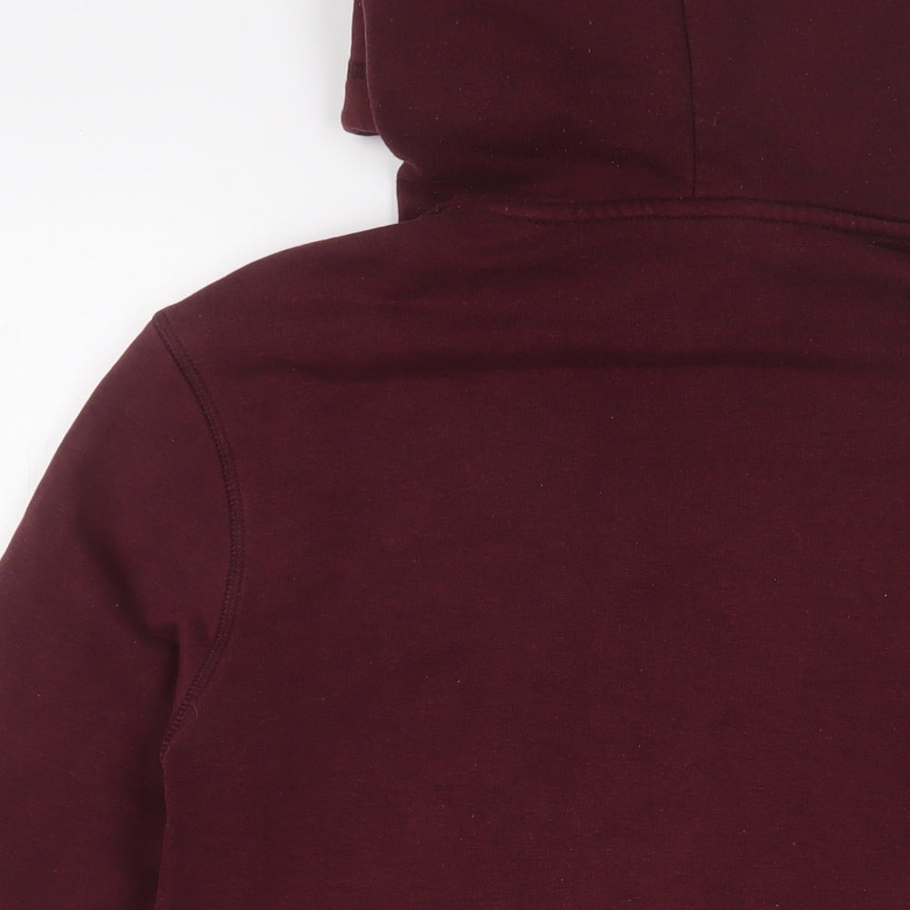 H&M Mens Purple Cotton Pullover Hoodie Size S