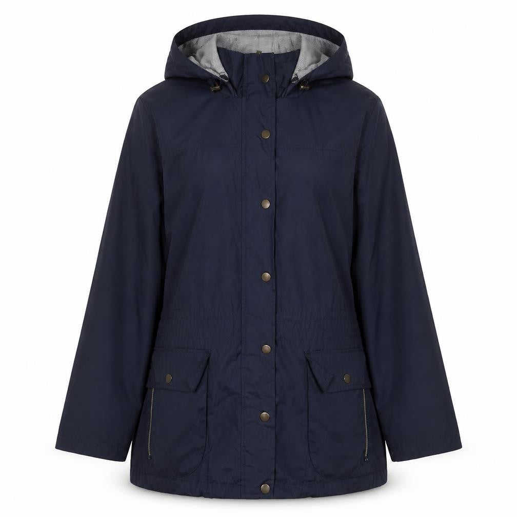 Dash Womens Blue Jacket Size 14 Zip