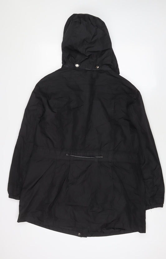 Bonmarché Womens Black Jacket Size 18 Zip