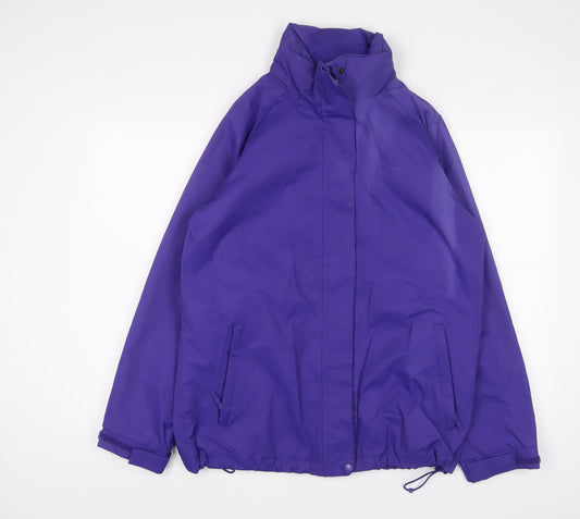 Hi Gear Womens Purple Jacket Size 14 Zip