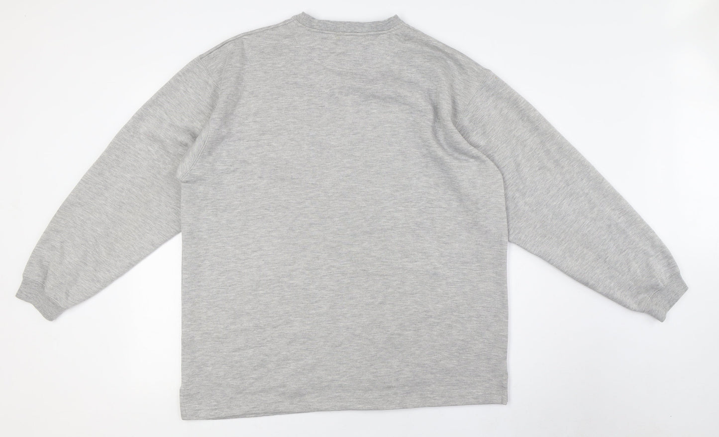 Bloggs Mens Grey Polyester Pullover Sweatshirt Size L