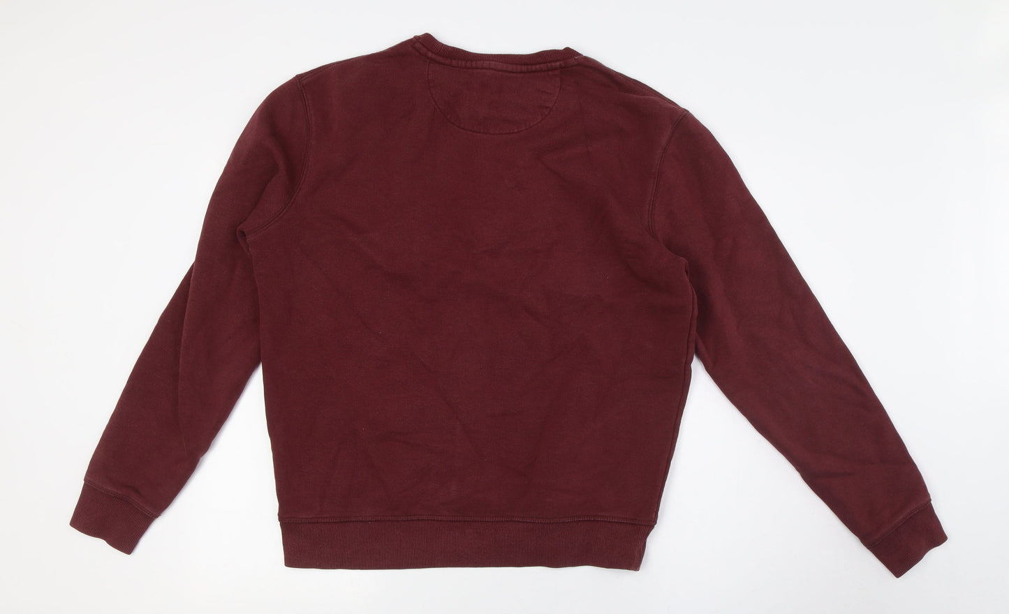 Jack Wills Mens Red Cotton Pullover Sweatshirt Size M