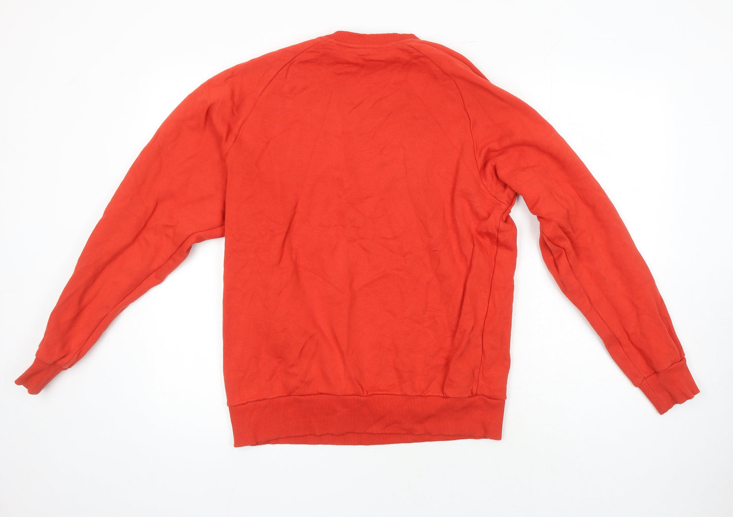 Umbro Womens Red 100% Cotton Pullover Sweatshirt Size L